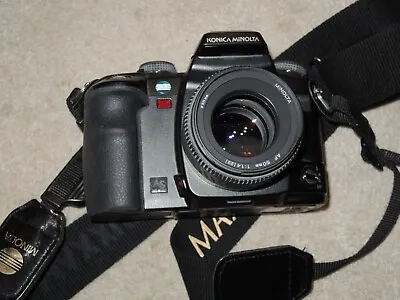 KONICA-MINOLTA MAXXUM 7D / DYNAX 7D 6MP Vintage Camera  50mm 1.4 AF Lens • $250