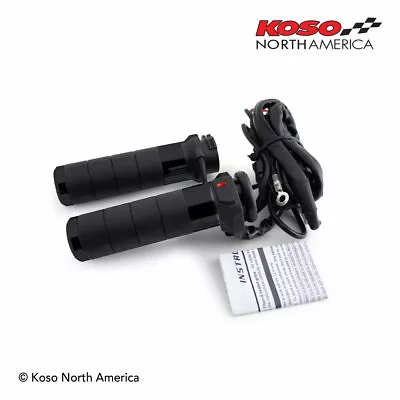 Koso AX068K10 Titan-X Heated Grips For Harley Davidson With Cable Throttle • $199.76