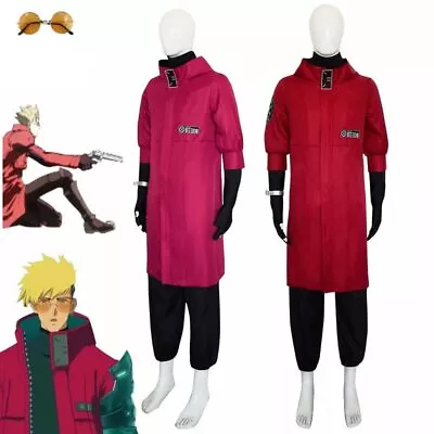 £66.23 • Buy 2023 Anime Trigun Vash The Stampede Cosplay Costume Adult Mens Coat Full Set