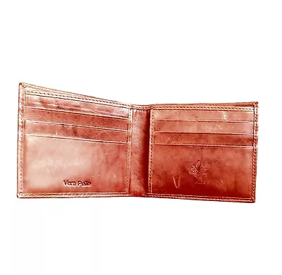 Firenze Vera Pelle Brown Genuine Leather Men's Wallet  • $29.95