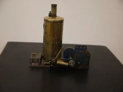 £470 • Buy Vintage 1920’s Meccano Vertical Boiler Steam Engine Plant  WORKING 
