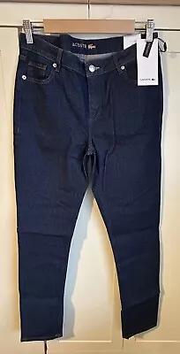 Lacoste Ladies Slim Fit Jeans Size 12 • £20