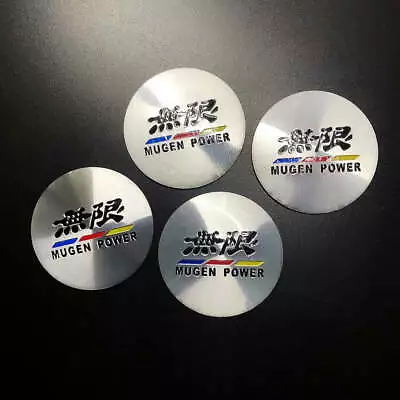 4Pcs For Mugen Power Aluminum Alloy Car Wheel Center Hub Caps Stickers Emblem • $7.99