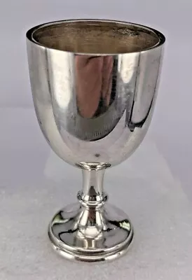 1946 Miniature Solid Silver Goblet By Preece & Williscombe • £80