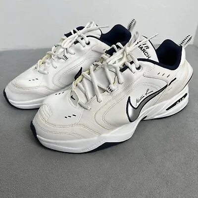 Nike Air Monarch IV Martine Rose White Blue AT3147 100 Men’s Size 11.5 • $79.20