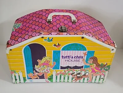Mattel Vintage 1965 Tutti & Chris' Doll House  Carrying Case Barbie MAKE OFFER • $30