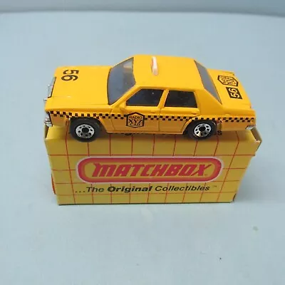 MATCHBOX Superfast 53G Ford LTD Taxi / 56 Tempa / Silver Base  • $7.99