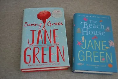 Jane Green Book Bundle - Saving Grace & The Beach House Hard Backs • £7.99