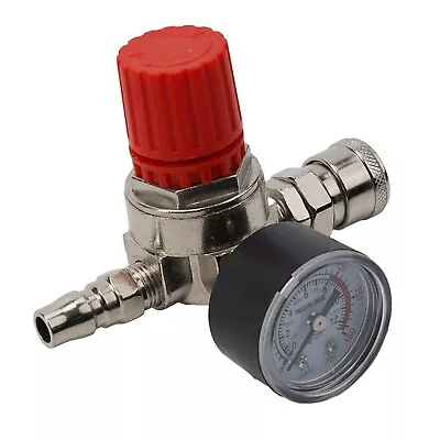 Adjustable Gauge Air Compressor Pressure Regulator Valve Control And Gauge • $32.12