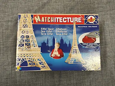 Matchitecture Eiffel Tower Natural Wood Building Model Kit *New In Open Box* • $23.50