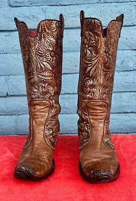 Guiseppe Zanotti Phenomenal Gold Western Cowboy Boots • $475