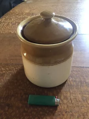 BENDIGO POTTERY Medium Size Canister Heritage  -  Pottery. Very Good Condition • $30