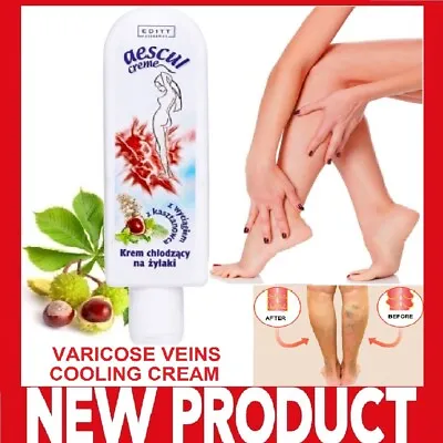 Spider Veins Varicose  Horse Chestnut Gel Cream Tired Aching Legs Maść Na żylaki • £4.85