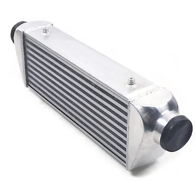 27 X7 X4  FMIC Universal Aluminum Turbo Intercooler 3'' Inlet / Outlet Tube Fin • $87