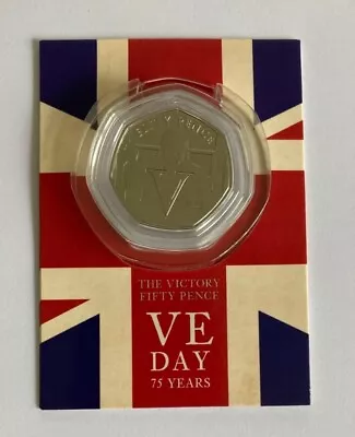 2020 VE Day Victory In Europe 50p 75 Years Winston Churchill Coin Pack BUNC. • £7.50