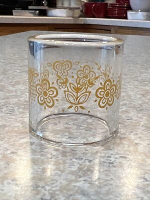 £3.96 • Buy *NEW Napkin Rings Corelle Corning Pyrex BUTTERFLY GOLD Replacement Glass Holder