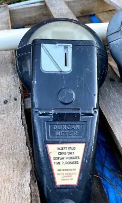 Vintage Duncan Parking Meter Working Duncan 60 Original Black • $94