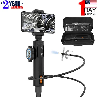 Snake Video Endoscope HD Auto Inspection Camera Borescope USB For Android IOS PC • $149