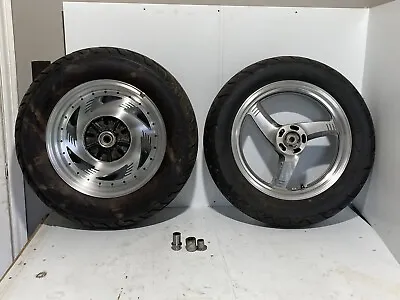 2000 Suzuki Marauder 800 Wheel Set (Front Tire Dry Has Rot Rear Is Good) (OEM) • $245