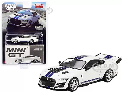 Ford Mustang Shelby Gt500 Dragon Snake Concept White 1/64 Diecast Tsm Mgt00318 • $13.99