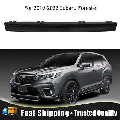 Front Under Spoiler For 2019 2020 2021 2022 Subaru Forester Bumper Lip Black • $100
