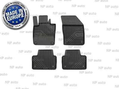 New Lhd Black Rubber Floor Mats Car Liners All Weather For Volvo S60 V60 2019- • $55