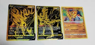 $30 • Buy Zacian V SWSH076 And Zamazenta V SWSH077 Pokemon Ultra Premium Collection Promos