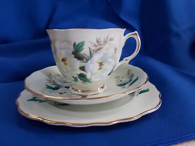 Beautiful Colclough Bone China Trio Set - England Gold Trims Vgc Ridgway # 92 • $29.99