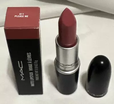 MAC Matte Lipstick Shade 611 PLEASE ME Full Size 0.10oz / 3g New In Box • $24