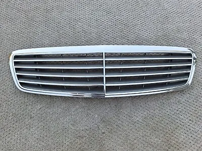 00-02 Mercedes W220 S600 S500 Hood Chrome Center Grille Grill OEM 2208800383 • $85