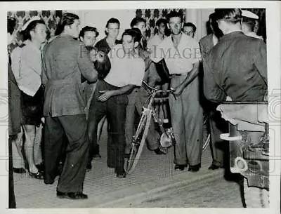 1946 Press Photo Demonstrators Helping An Injured Man During Riot In Trieste • $19.99