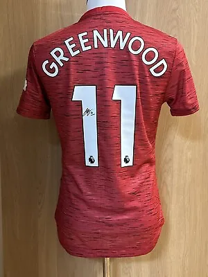 Mason Greenwood Signed Man Utd 2019/20 Home Shirt COA Video Proof • £132