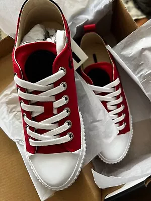 Mcq By Alexander Mcqueen Swallow Sneaker Us8/EU38 Medium Red • $80