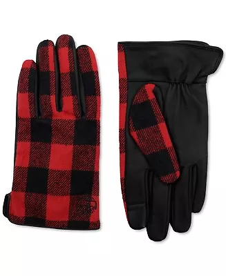 Timberland Men's Buffalo Plaid Tech Tip Gloves Large Red Black • $9.16