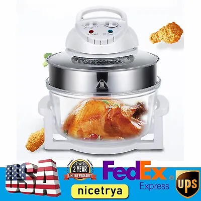 Turbo Electric Air Fryer Convection Oven Oil-Less Grill Roaster Bake Cooker 17 L • $62.70