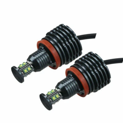 80W H8 LED Angel Eyes Halo Ring Bulbs For BMW E90 E92 E93 E60 E61 X5 E70 U5 • $36.99