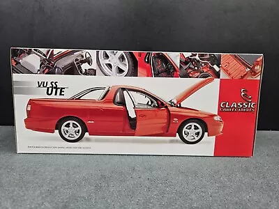 1:18 Classic Carlectables HOLDEN VU SS UTE In Red Hot RARE Model • $515