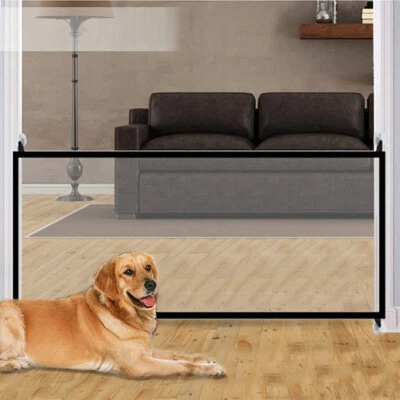 £0.99 • Buy Magic Pet Dog Gate Safety Guard Baby Toddler Stair Folding Isolation Adjustable