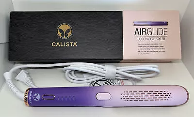 Calista AirGlide Cool Breeze Styler Iron Curl Straighten Berry Spritzer Purple • $32.95