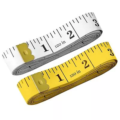 2Pcs Measuring Tape 120-inch Double Scale Sewing Flexible Ruler For Weight L... • $10.76