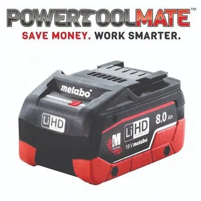 £113.99 • Buy Metabo 625369000 18V LiHD 8.0Ah Slide In Battery