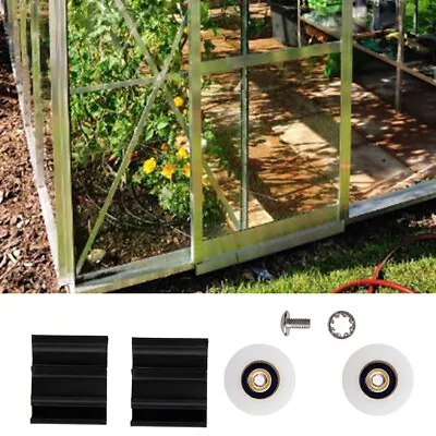 £5.06 • Buy Greenhouse Door Wheels Kit Replacement Dia.22/30mm For Elite / Halls Greenhouses