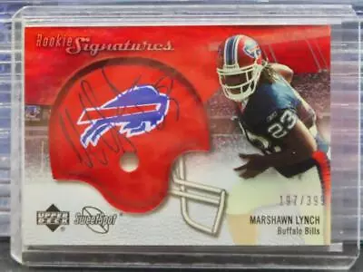 2007 UD NFL Sweet Spot Marshawn Lynch Rookie RC Auto Autograph #197/399 • $34