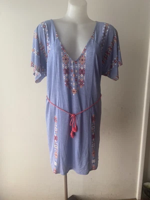 $9.95 • Buy Gorgeous TIGERLILY Size 10 Polyester Spandex Stretchy Tunic Kaftan Dress