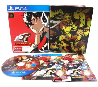 Persona 5 Royal: Steelbook Edition - PlayStation 4 (PS4) [PAL] - WITH WARRANTY • $53.95