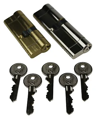 Upvc Door Lock Euro 1 Star Anti Snap Cylinder Barrel Pvc Door 5 Keys • £14.89