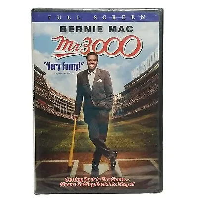 Mr. 3000 (Full Screen Edition) DVD Bernie Mac Comedy PG-13 New Sealed Touchstone • $9.99