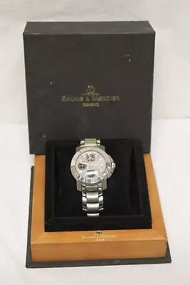 Baume & Mercier Capeland Chronograph 65390 Automatic Men's Watch F3B8 • $799.99