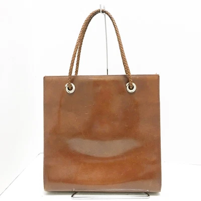 $152 • Buy Auth Cartier Panthere - Dark Brown Leather Tote Bag
