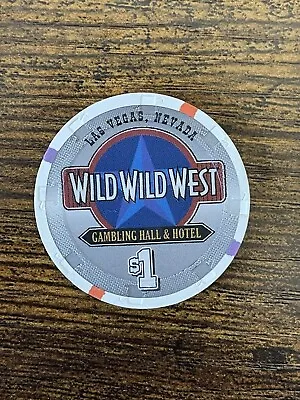 Wild Wild West Las Vegas $1 Casino Chip • £9.99